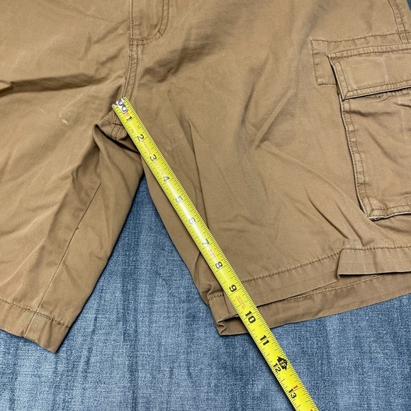 Dockers D4 Washed Cargo Shorts Mens 40 Beige Cotton Relaxed Fit Canvas Camping - Picture 7 of 12